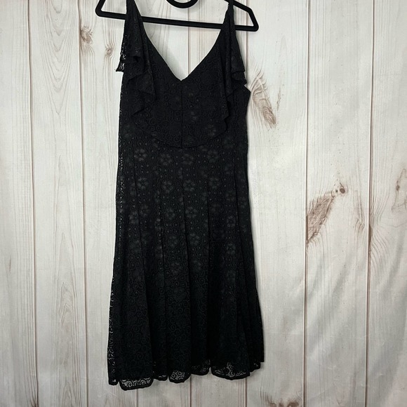 D20 9 West Black Lace Size 14 Dress - Picture 2 of 10
